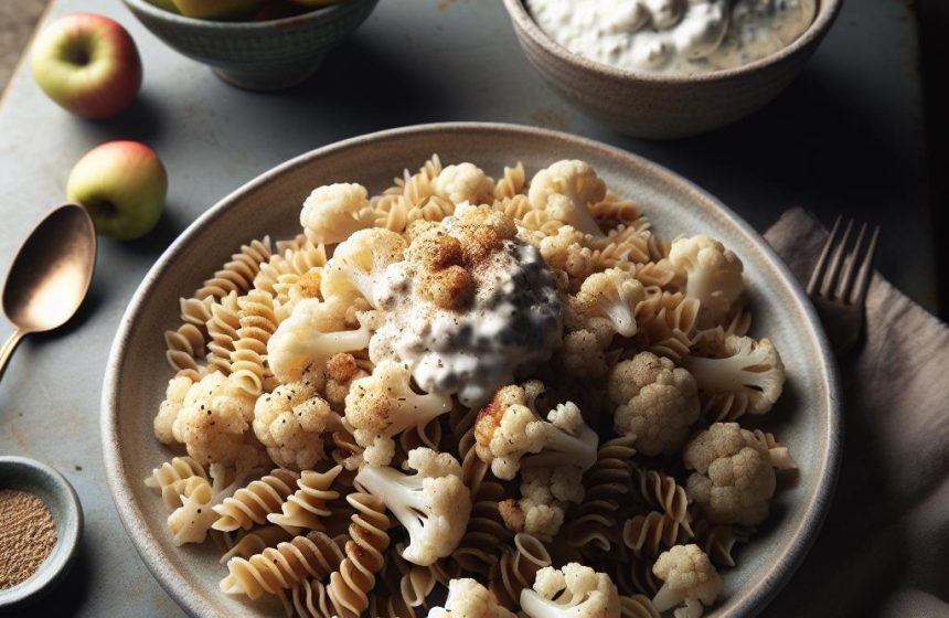 Pâtes Complètes au Chou-Fleur et Skyr