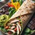 Wrap de Poulet au Guacamole et Chocolat Noir