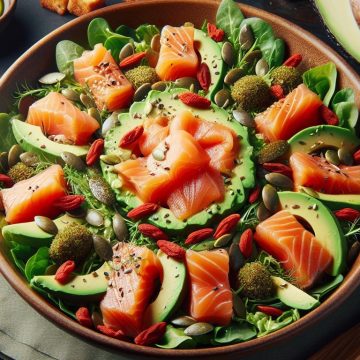 Salade Saumon-Avocat Gourmande