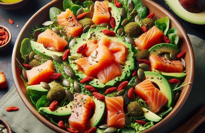 Salade Saumon-Avocat Gourmande