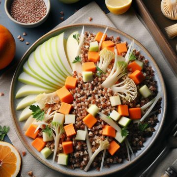 Salade de Sarrasin aux Salsifis et Carottes