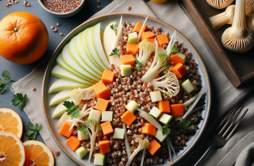 Salade de Sarrasin aux Salsifis et Carottes