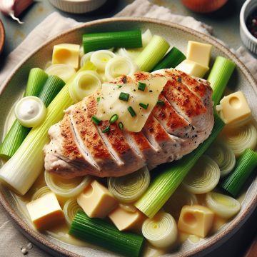 Délice de Poulet et Poireaux au Fromage
