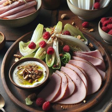 Délice de Dinde et Salade Croquante aux Framboises