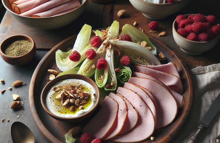Délice de Dinde et Salade Croquante aux Framboises