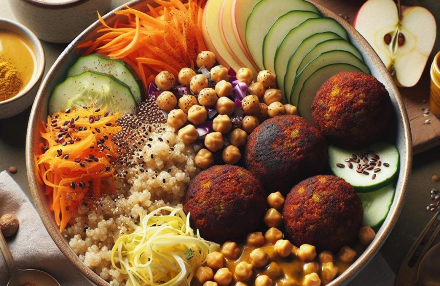 Buddha Bowl Falafel Curry Gourmand