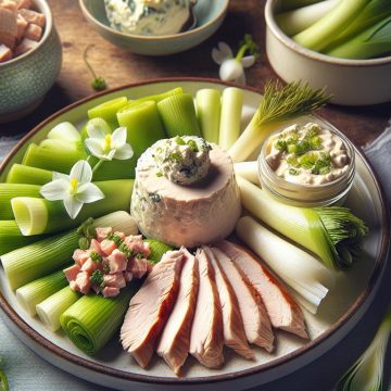 Délice de Poireaux et Poulet au Vacherin Vanillé
