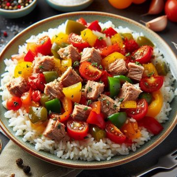 Thon Basquaise aux Légumes et Riz Complet Bio