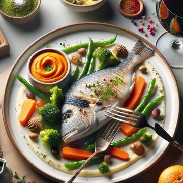 Délice de Daurade et Purée de Patate Douce