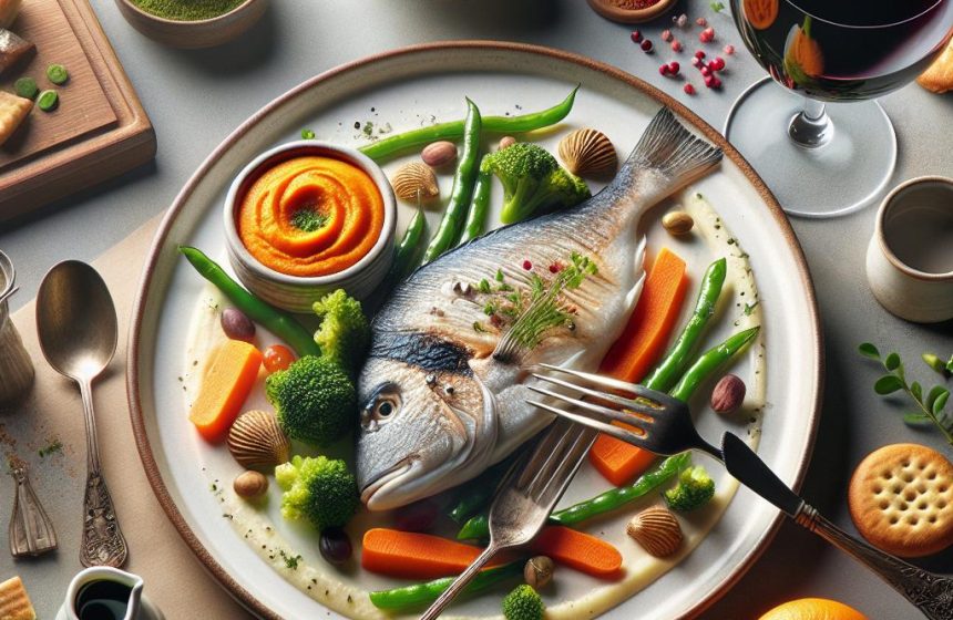Délice de Daurade et Purée de Patate Douce