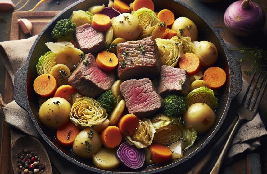 Veau aux Légumes Racines