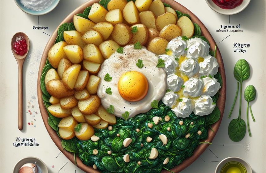 Délice Épinard-Pomme de Terre au Skyr