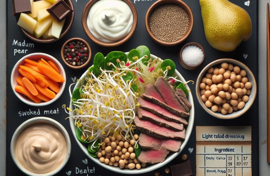Délice de Pousses de Soja et Viande Savoureuse