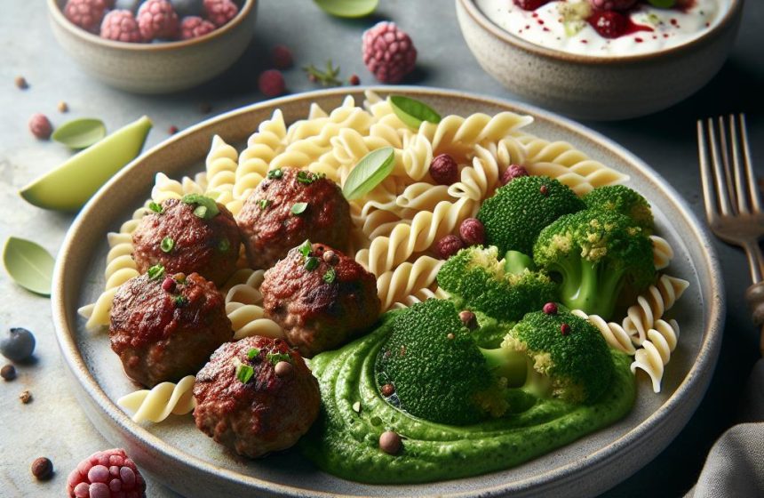 Boulettes de Viande et Purée de Brocolis Gourmande