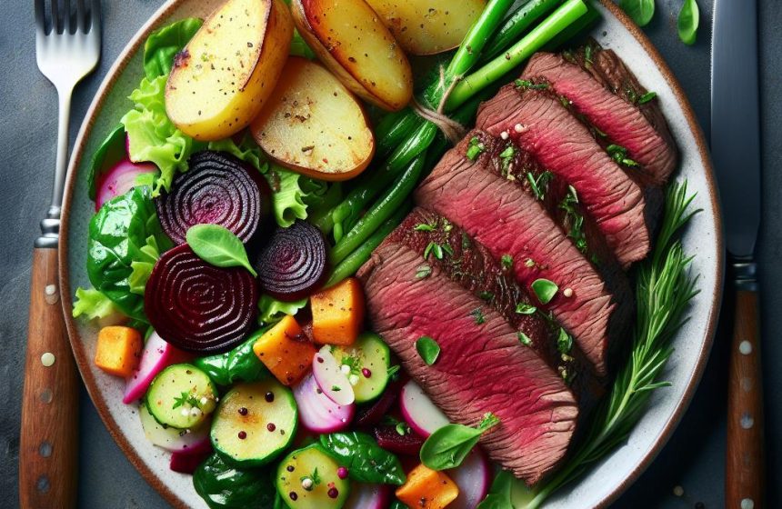 Délice de Rosbif et Légumes Sains