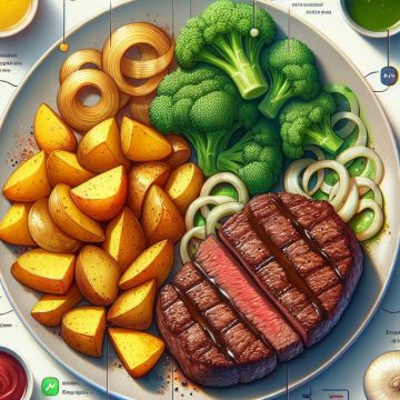 Délice de Steak Haché aux Légumes Sautés