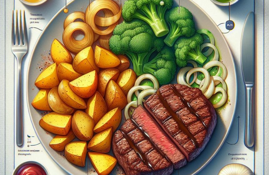 Délice de Steak Haché aux Légumes Sautés