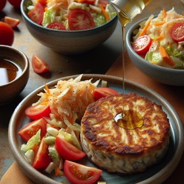 Cake au Poisson et Salade Croquante