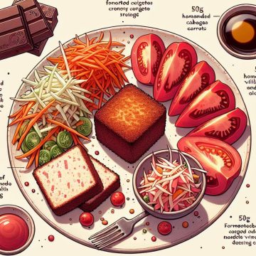 Cake au Poisson Gourmand et Salade Croquante