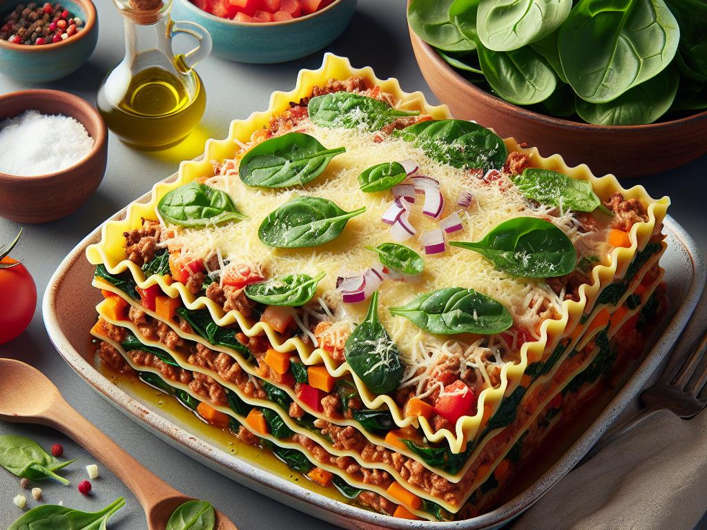 image-165 Lasagnes Maison aux Légumes et Salade d’Épinards