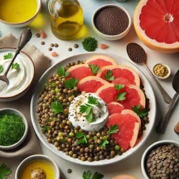 image-172 Salade de Lentilles au Pamplemousse et Yaourt