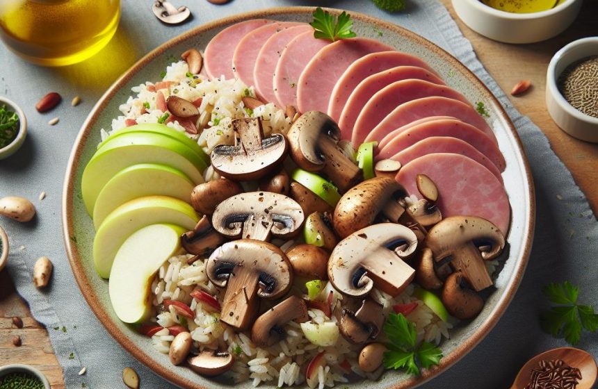 Délice Végétal aux Champignons et Riz Complet
