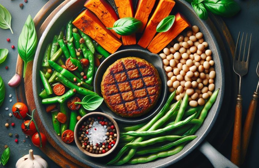 Délice Végétal aux Haricots Plats et Patate Douce