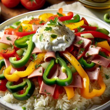 Délice Végétal aux Poivrons et Riz Basmati
