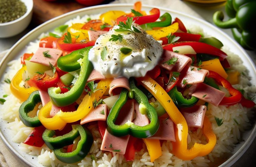 Délice Végétal aux Poivrons et Riz Basmati