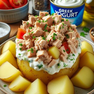 Pomme de Terre Gourmande au Thon et Yaourt Grec