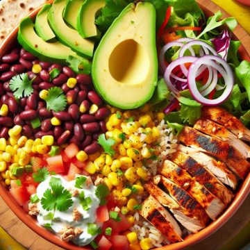 Fiesta Mexicaine en Bol et Wrap