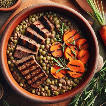 Lentilles au Figatellu et Herbes du Maquis