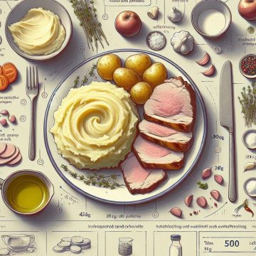 Délice de Purée de Pommes de Terre et Rôti de Porc