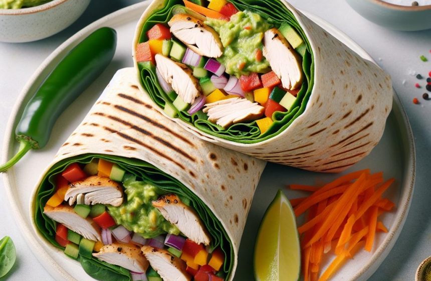 Wrap Poulet Guacamole Gourmand