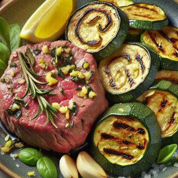 Paupiette de Veau Légère et Courgettes Rôties