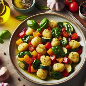 Gnocchi aux Légumes Colorés