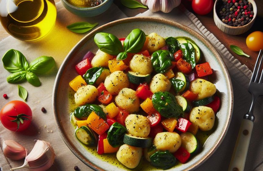 Gnocchi aux Légumes Colorés