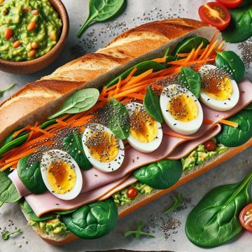 Sandwich Vitalité aux Saveurs Fraîches