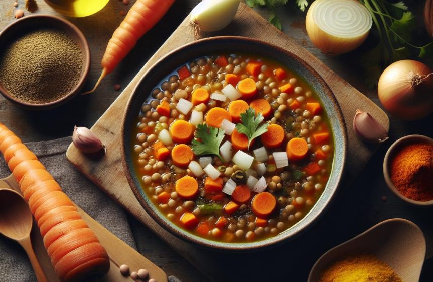 Soupe Réconfortante aux Lentilles Corail