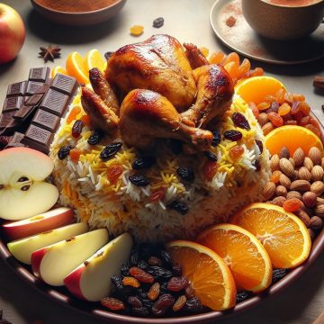 Poulet Biryani aux Fruits et Chocolat