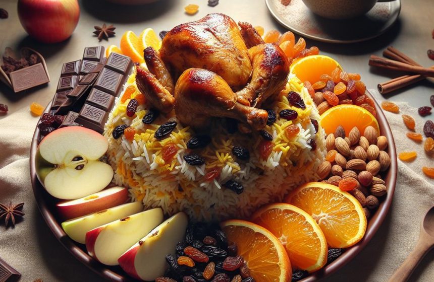 Poulet Biryani aux Fruits et Chocolat