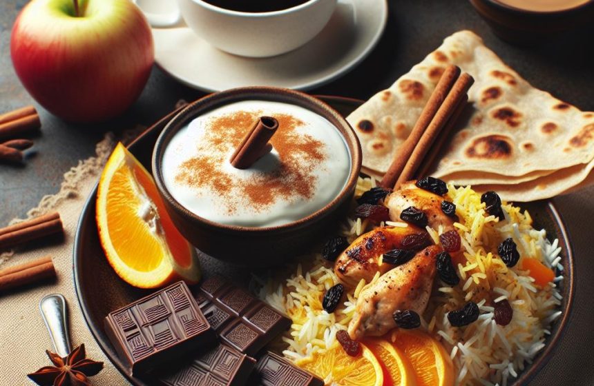 Délice de Poulet Biryani aux Fruits et Chocolat