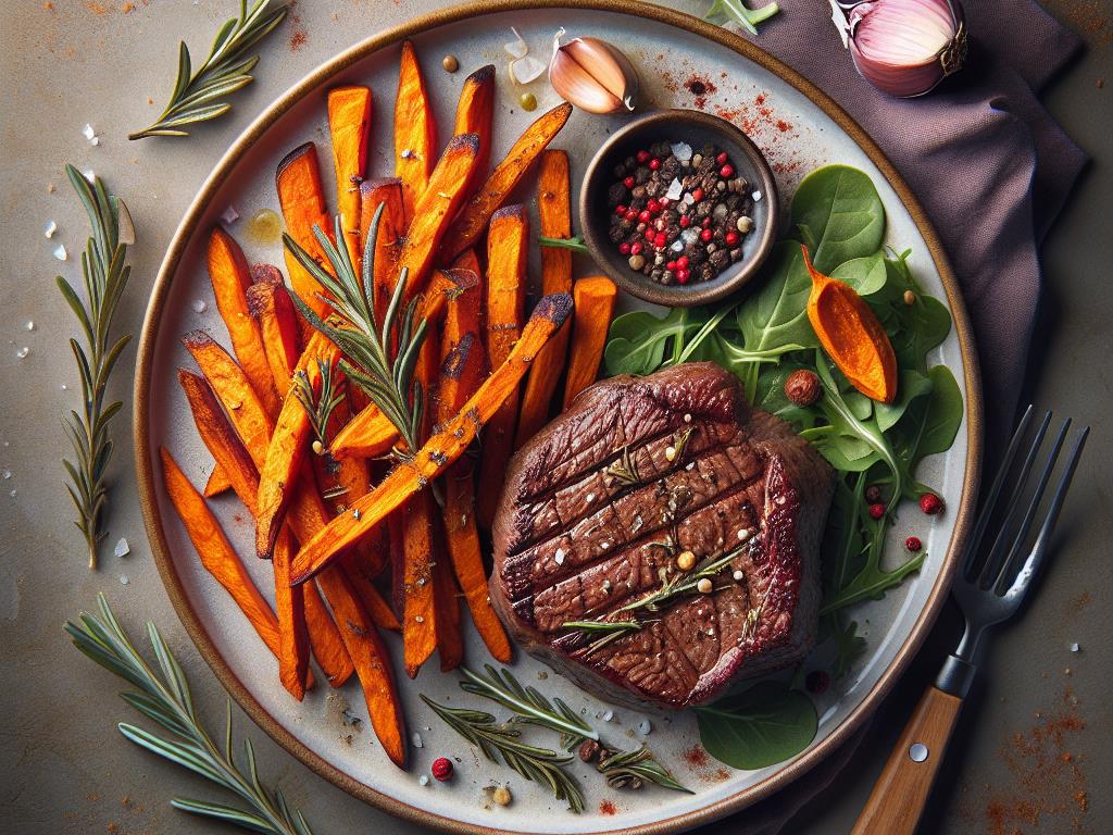 image-105 Tournedos et Frites de Patates Douces Gourmandes