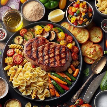 image-106 Escalope de Dinde Gourmande aux Papillons et Ratatouille