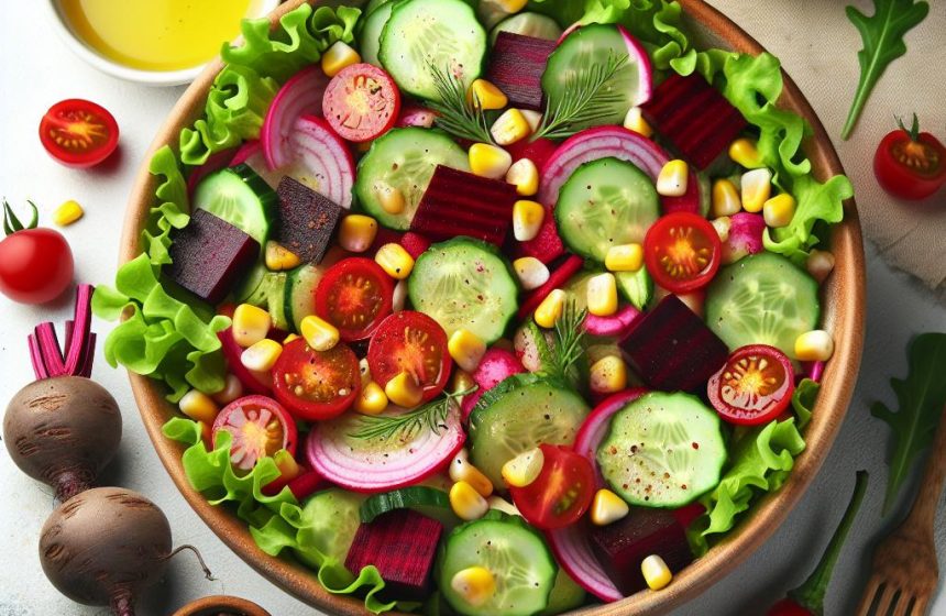 Salade Croquante aux Couleurs d’Été