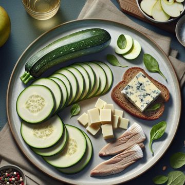 Délice de Courgette et Foie de Morue sur Pain Campagne