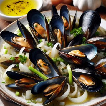 image-114 Moules Marinières aux Oignons et Poireaux
