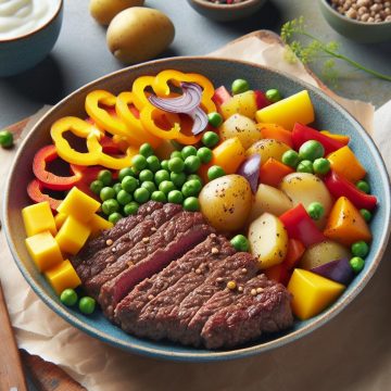 image-123 Délice de Bœuf aux Légumes Colorés et Skyr Mangue
