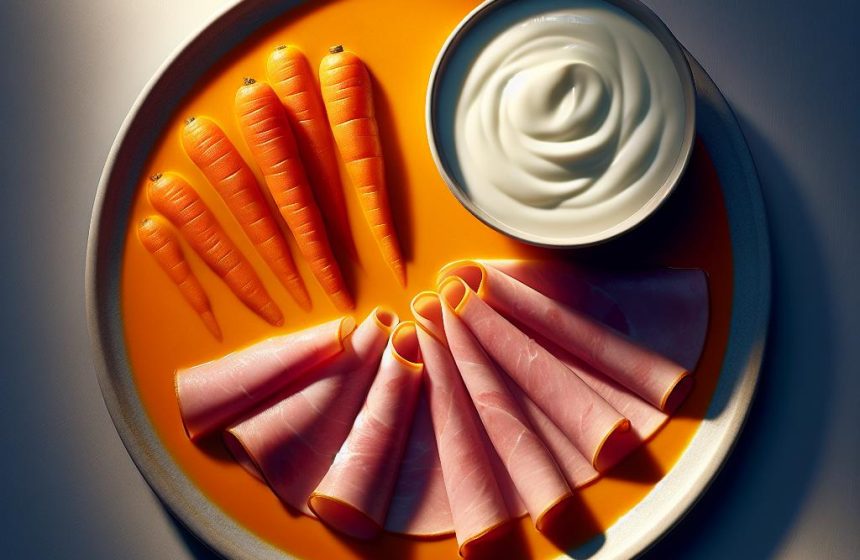 Délice de Carottes au Curry avec Jambon et Yaourt