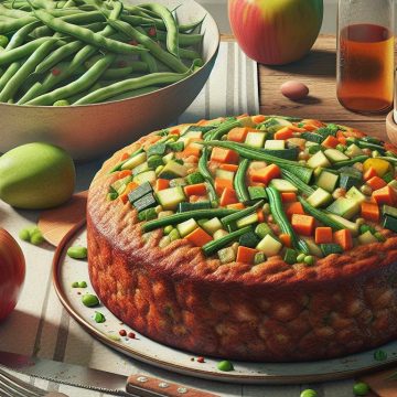 image-131 Cake aux Légumes et Salade de Haricots Verts